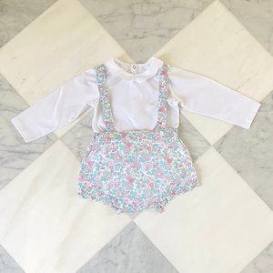 Jacadi Betsy Liberty Bloomer & T Shirt w. Collar